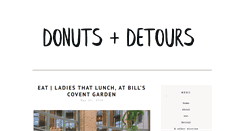 Desktop Screenshot of donutsanddetours.com